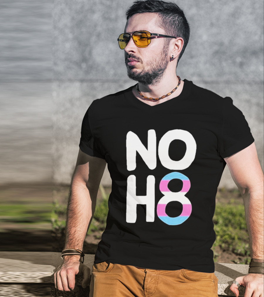 NO H8 Trans Pride Colors T-Shirt