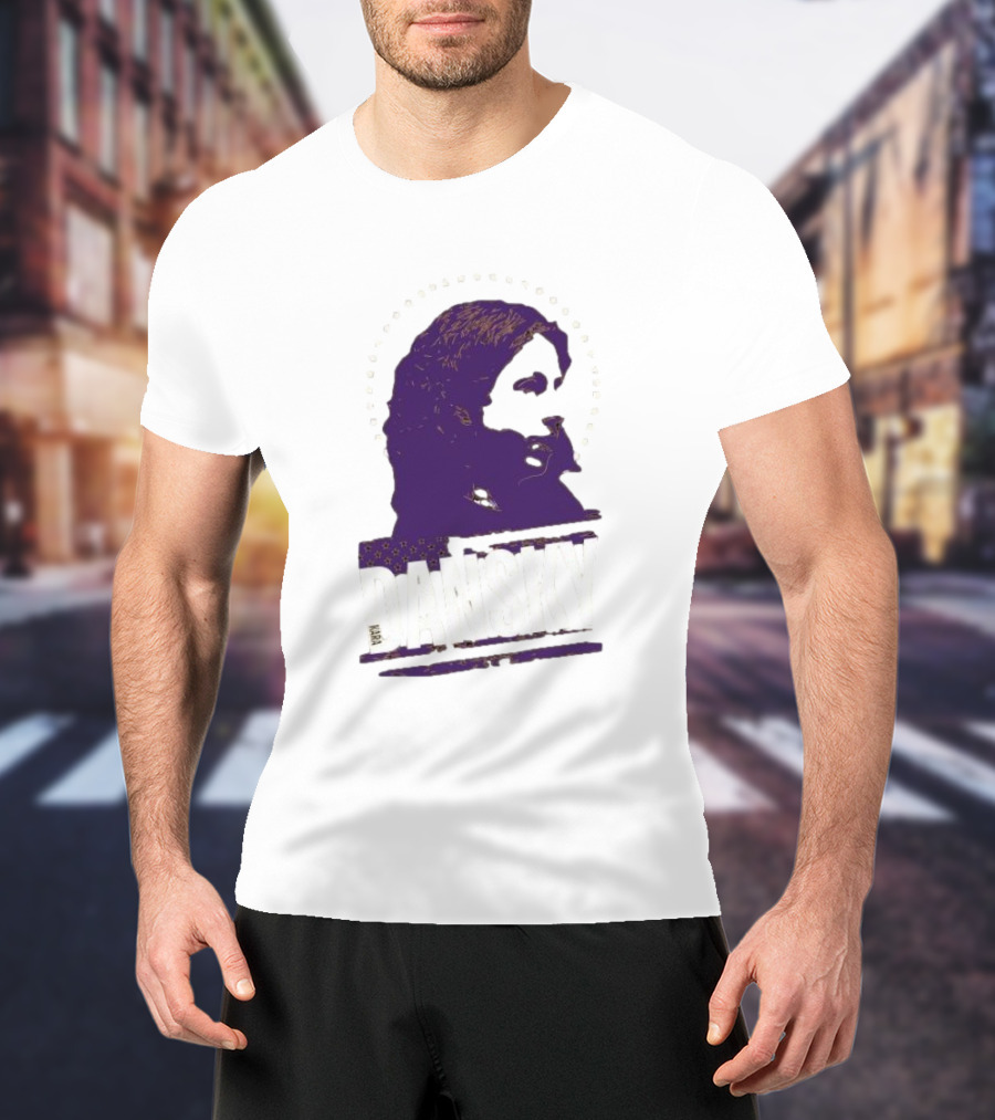 Dansky Purple Silhouette With Stars T-Shirt