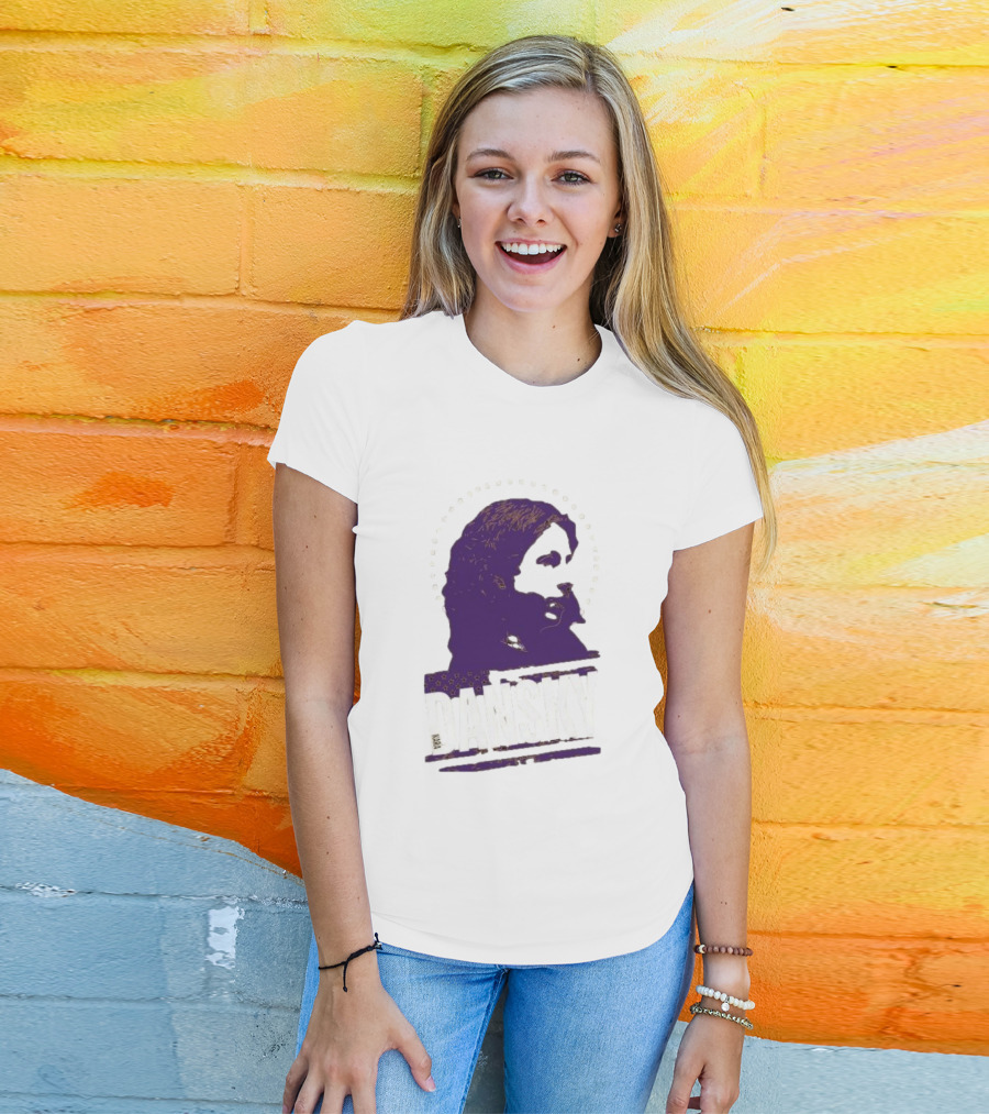 Dansky Purple Silhouette With Stars T-Shirt