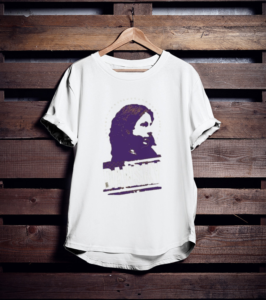 Dansky Purple Silhouette With Stars T-Shirt