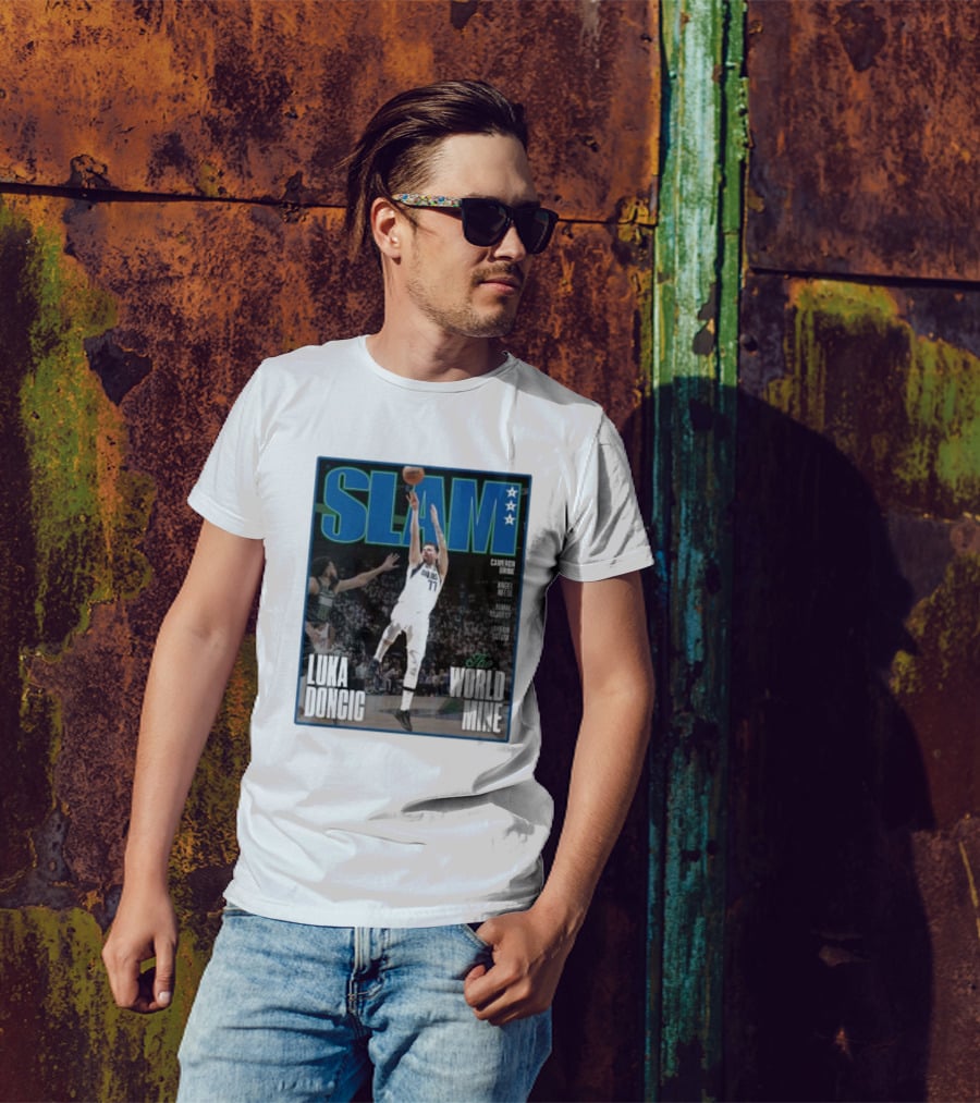 SLAM Luka Doncic The World Is Mine T-Shirt