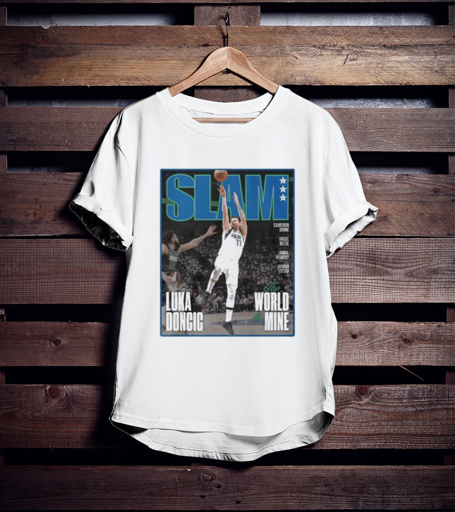 SLAM Luka Doncic The World Is Mine T-Shirt