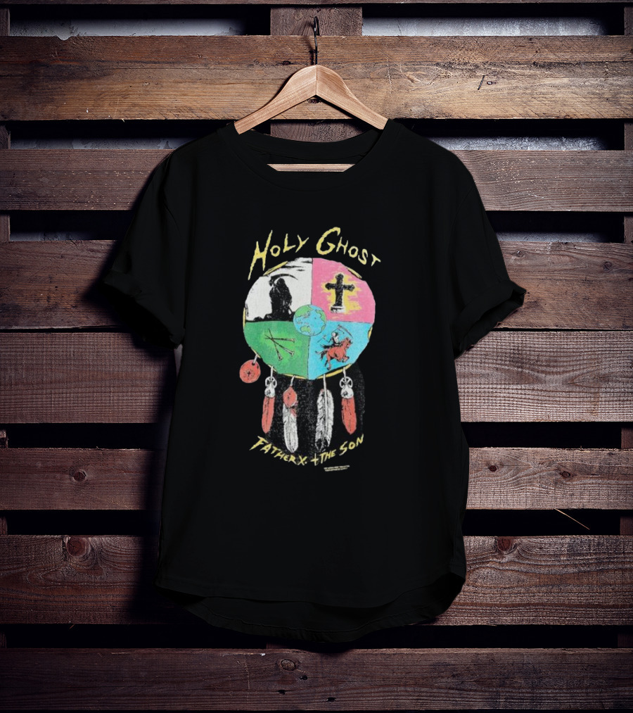 Holy Ghost Father X The Son Dreamcatcher Iconography T-Shirt