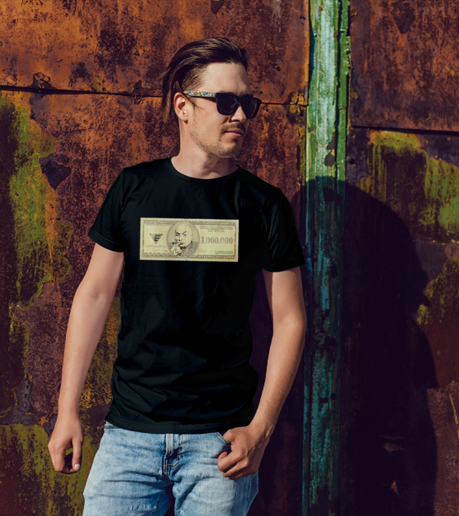 One Million Dollars Meme Money Funny Parody Bill T-Shirt