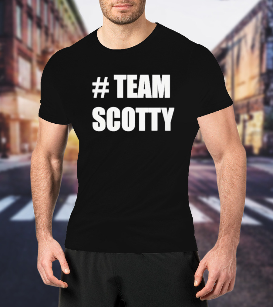 90 Day The Melanated Way Hashtag Team Scotty T-Shirt