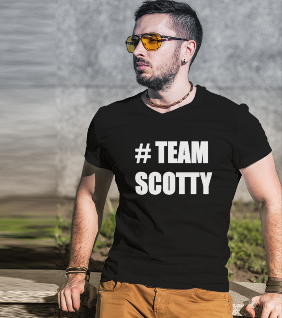 90 Day The Melanated Way Hashtag Team Scotty T-Shirt