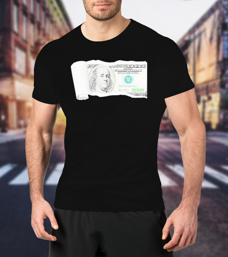 100 Dollars The United States Of America Benjamin Franklin T-Shirt