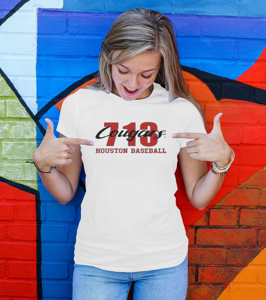 713 Cougars Houston Baseball T-Shirt