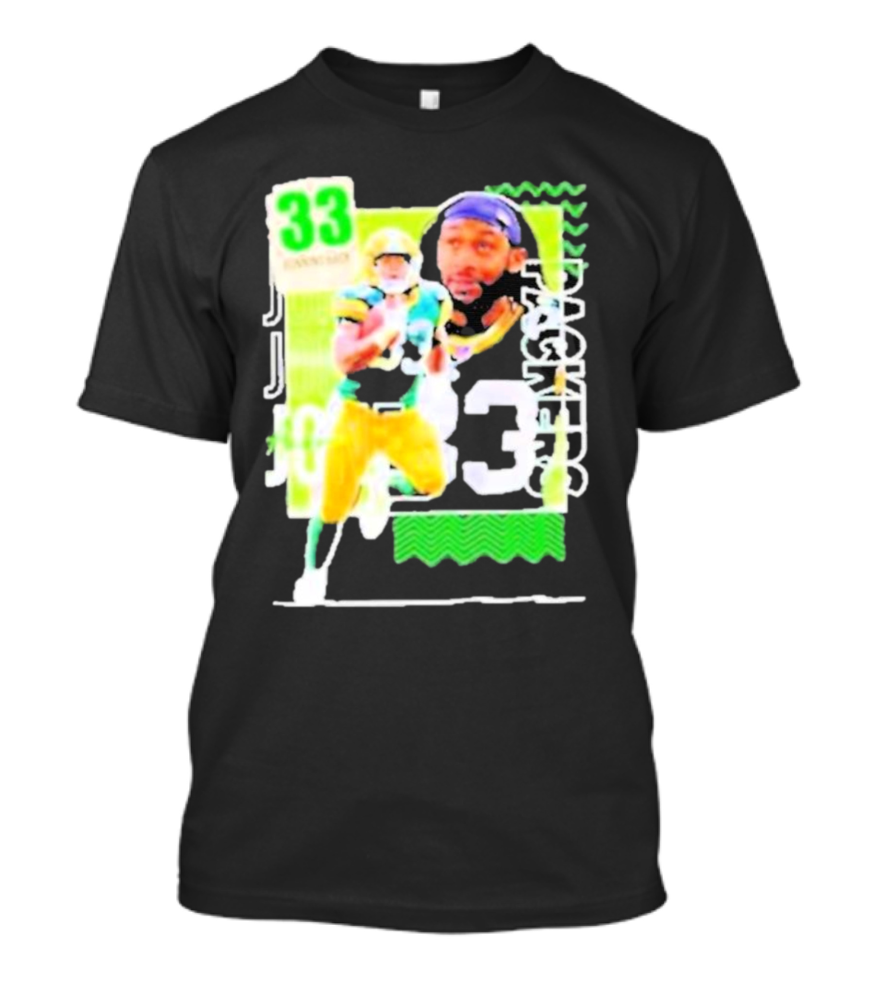 Packers Aaron Jones 33 Football Player Running Back T-Shirt