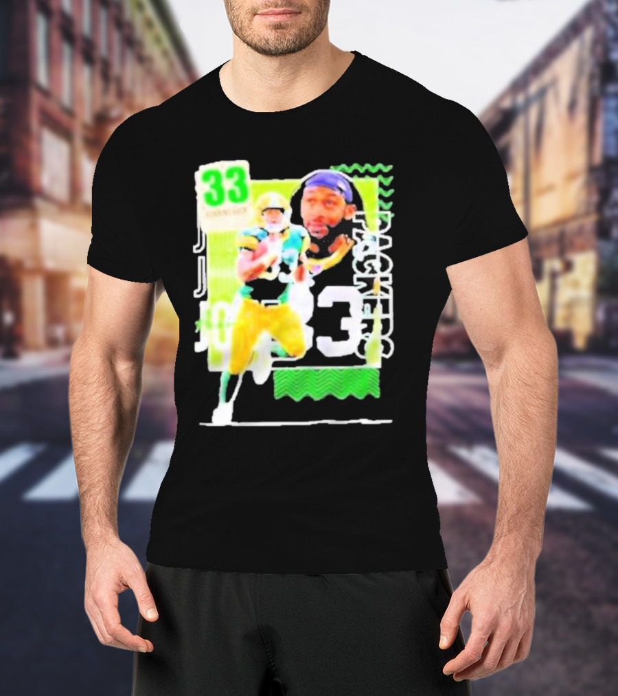 Packers Aaron Jones 33 Football Player Running Back T-Shirt