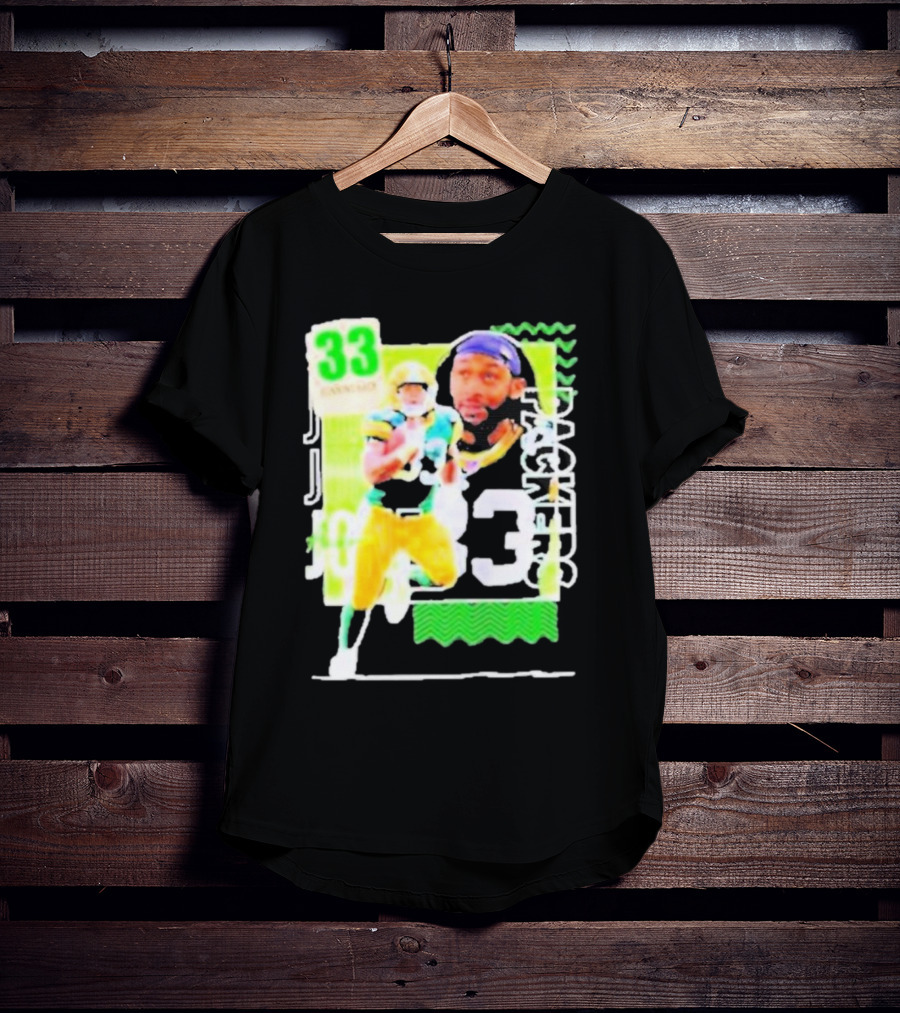 Packers Aaron Jones 33 Football Player Running Back T-Shirt