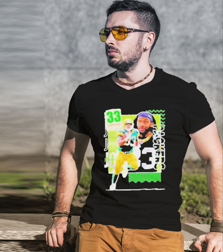 Packers Aaron Jones 33 Football Player Running Back T-Shirt