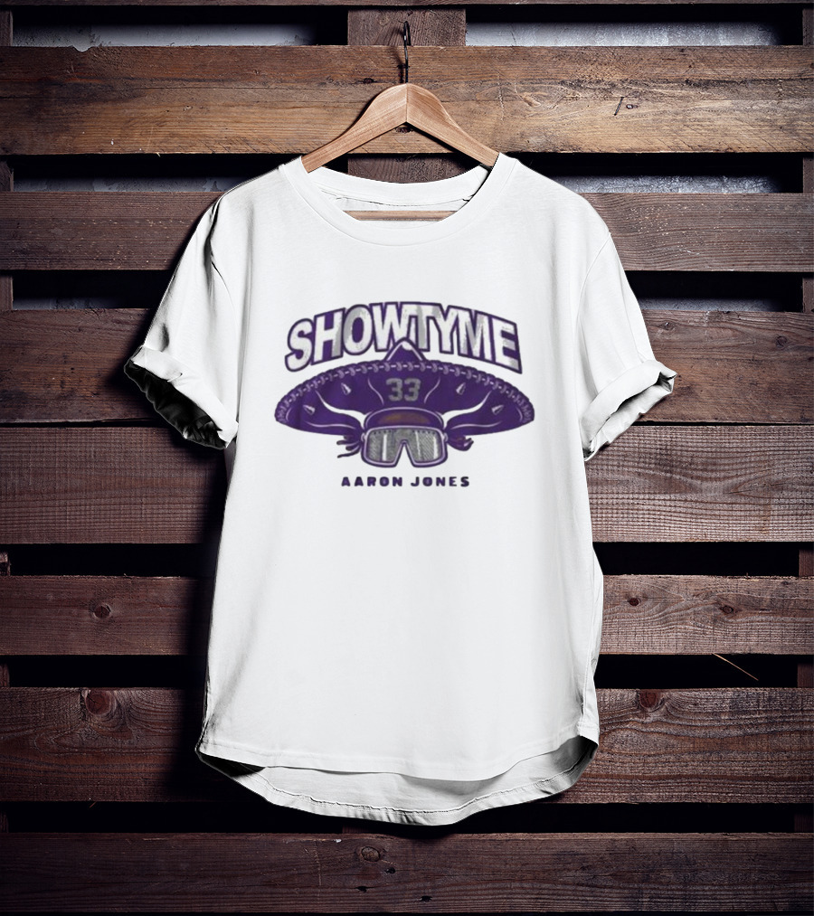 Showtyme 33 Aaron Jones Minnesota Sombrero Goggles T-Shirt