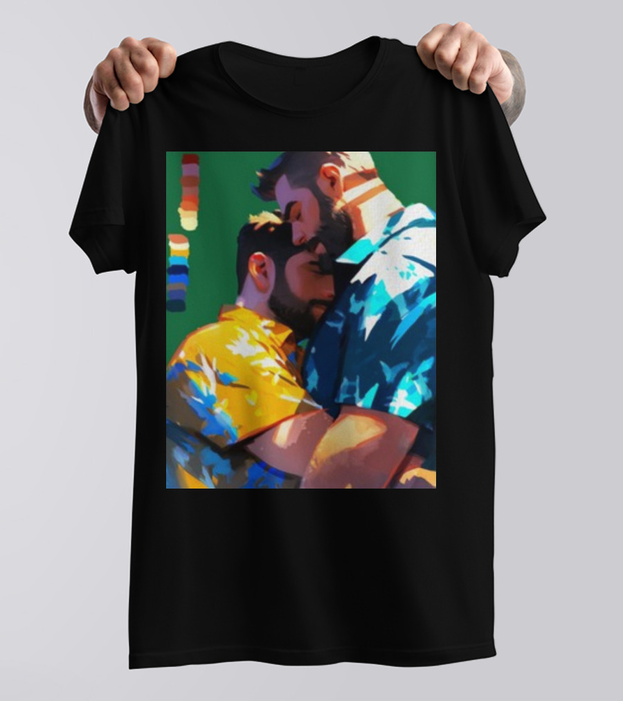 Ego Rodriguez Colours Pride Men's Embrace T-Shirt