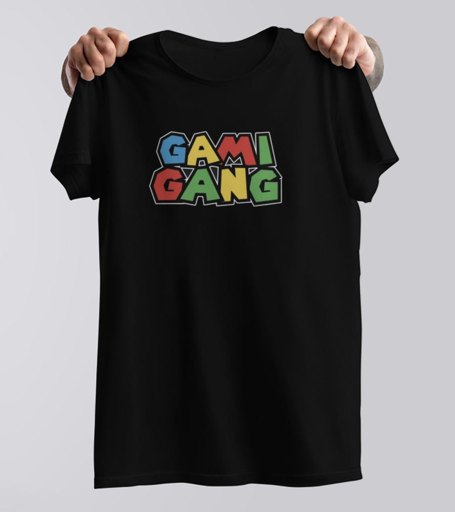 Gami Gang Colorful Block Letters T-Shirt