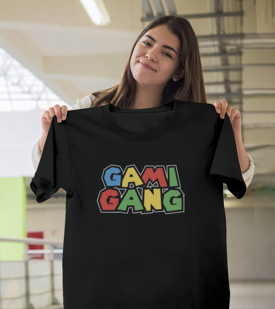 Gami Gang Colorful Block Letters T-Shirt