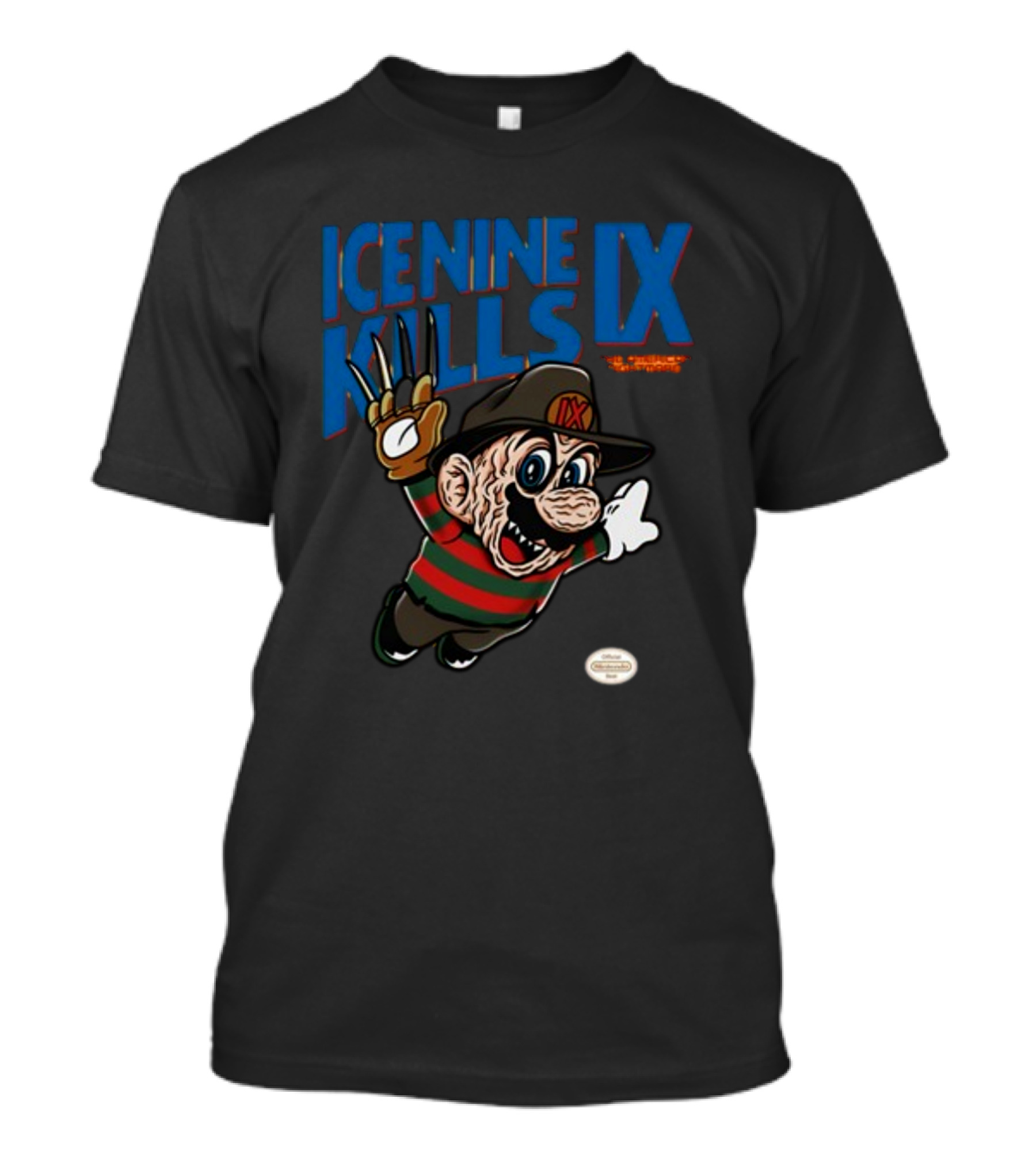 Ice Nine Kills IX The American Nightmare Freddy Krueger Mario Horror Mashup T-Shirt
