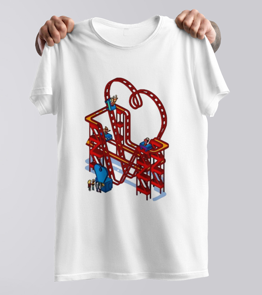 James Marriott Are We There Yet Roller Coaster Construction Fun Adventure T-Shirt