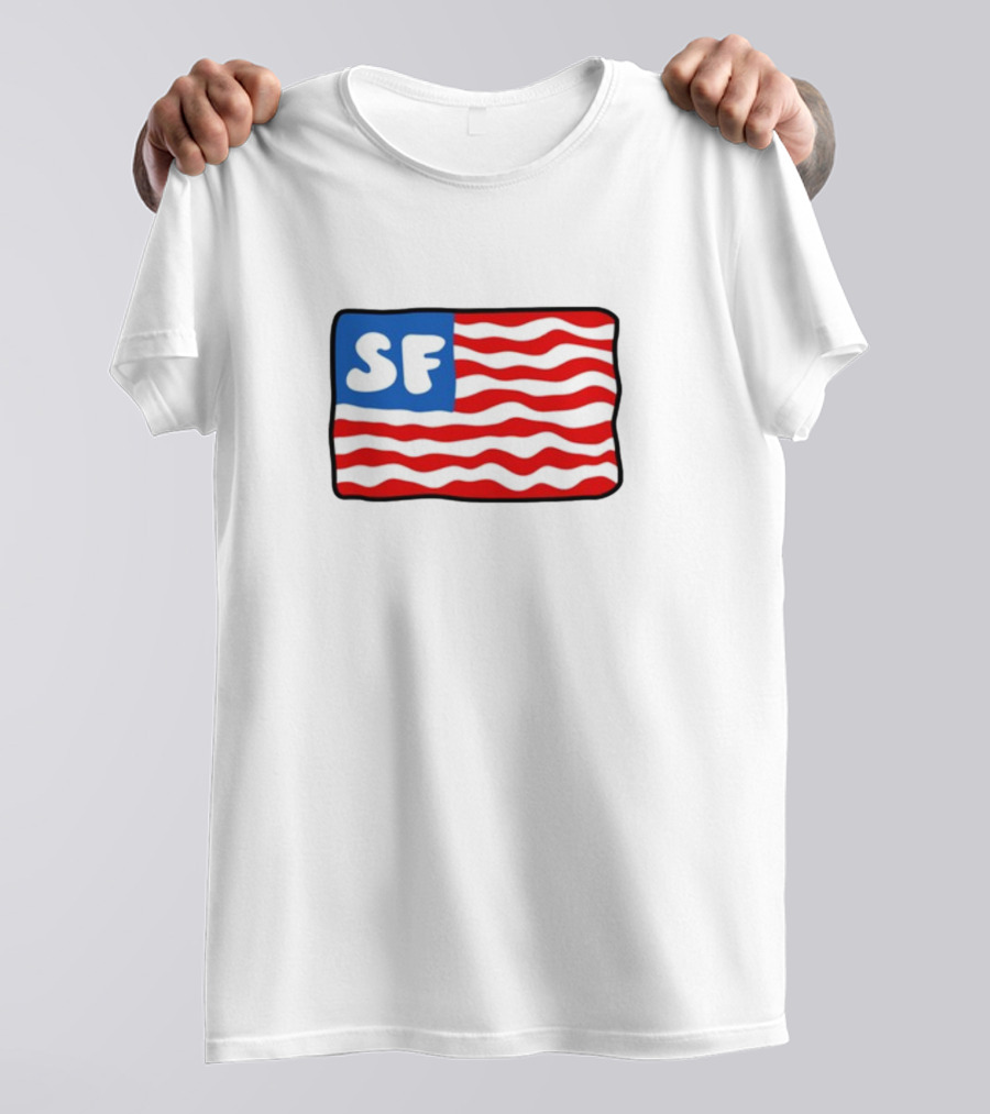 Starfit Americana SF Waves Flag T-Shirt