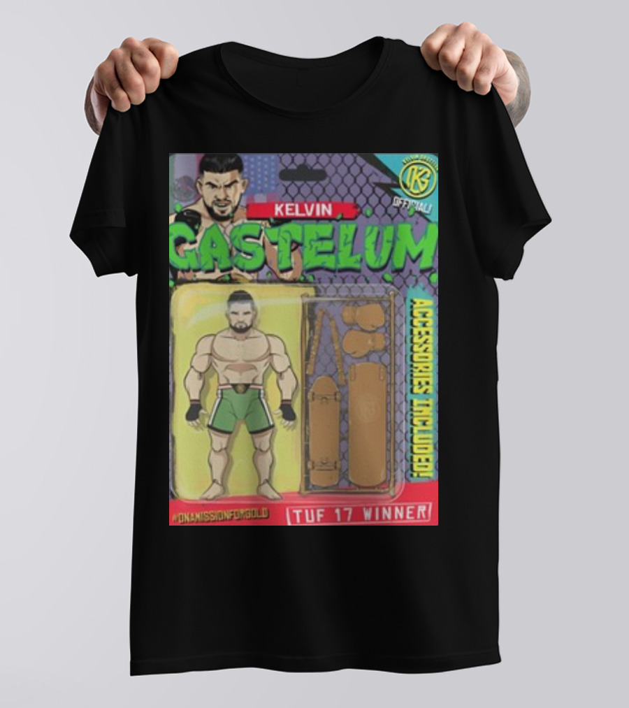 Kelvin Gastelum OnMissionForGold TUF 17 Winner Accessories Included T-Shirt