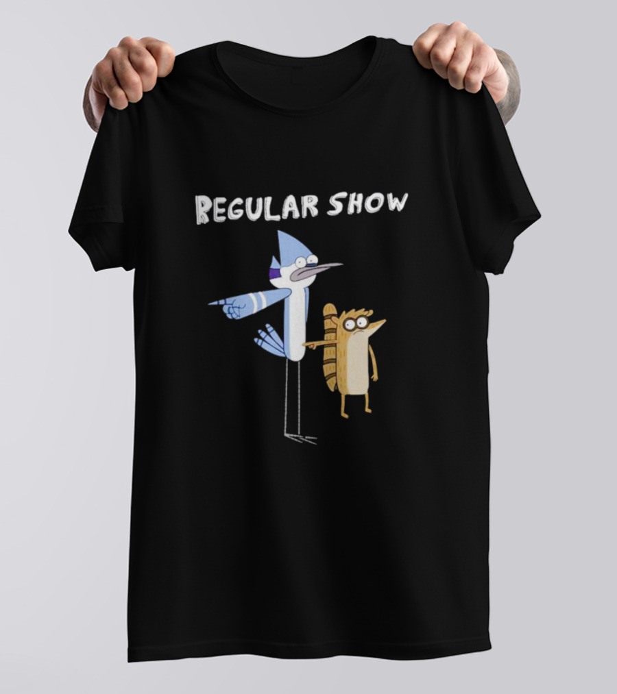 Regular Show Mordecai And Rigby Characters T-Shirt