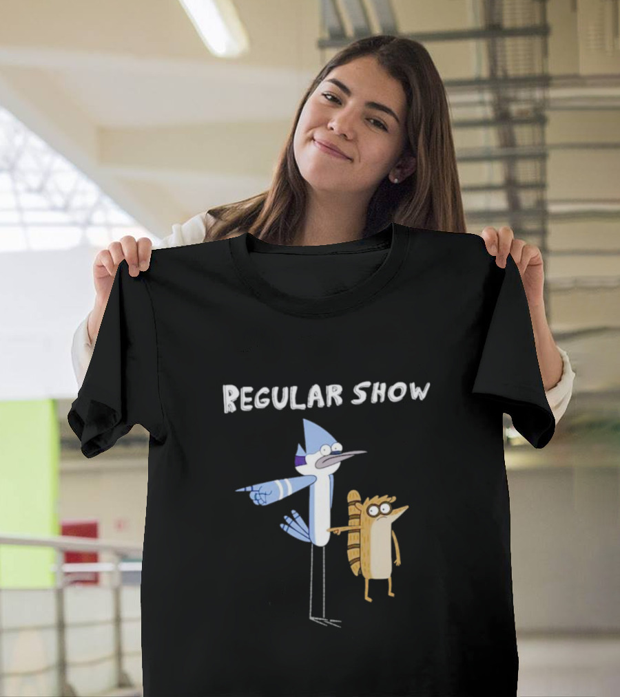 Regular Show Mordecai And Rigby Characters T-Shirt