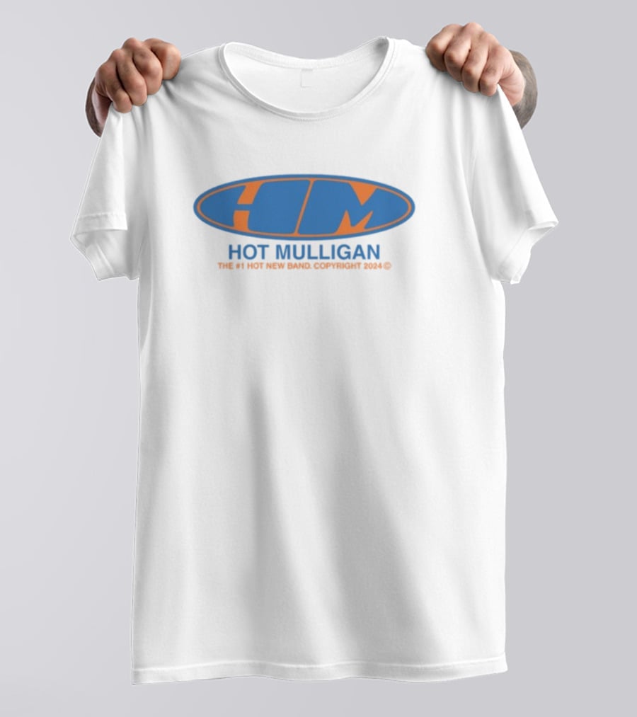 Hot Mulligan HM Oval Logo The #1 Hot New Band Copyright T-Shirt