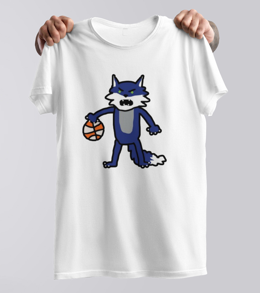 Lynx Paint Night Basketball Wolf T-Shirt