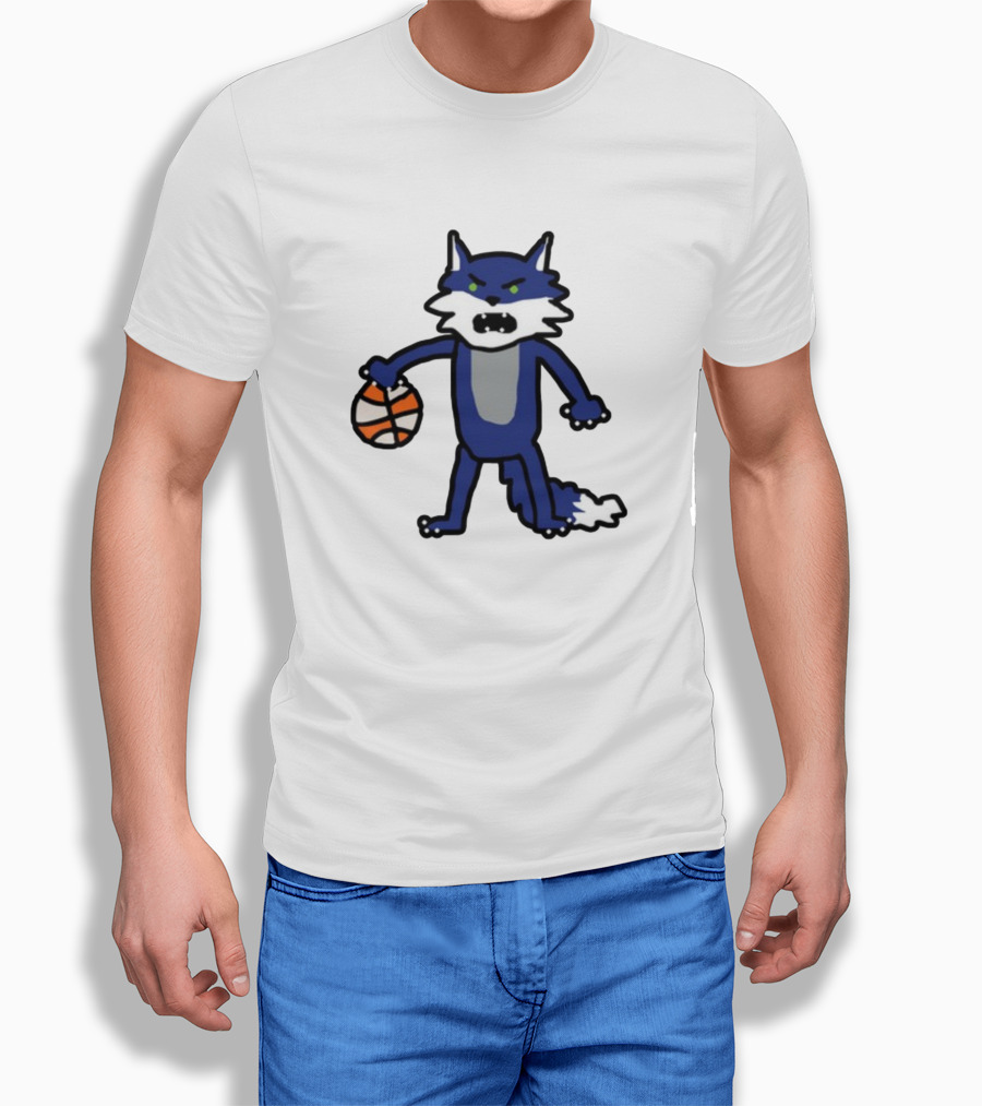 Lynx Paint Night Basketball Wolf T-Shirt