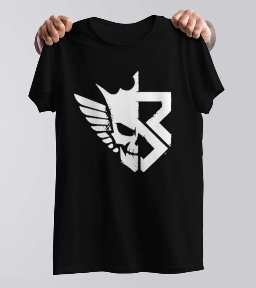 Freakin Nightmare Skull Crown Wings T-Shirt