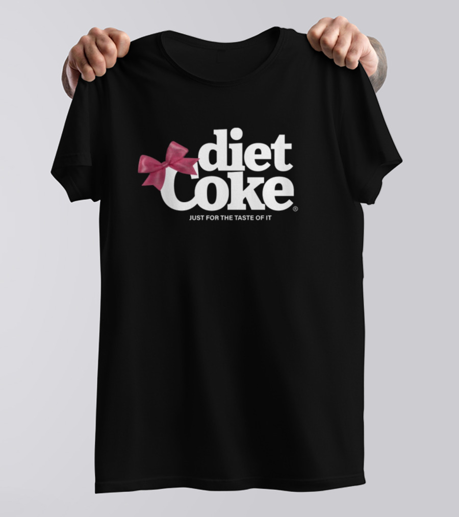 Diet Coke Just For The Taste Of It With Red Bow T-Shirt