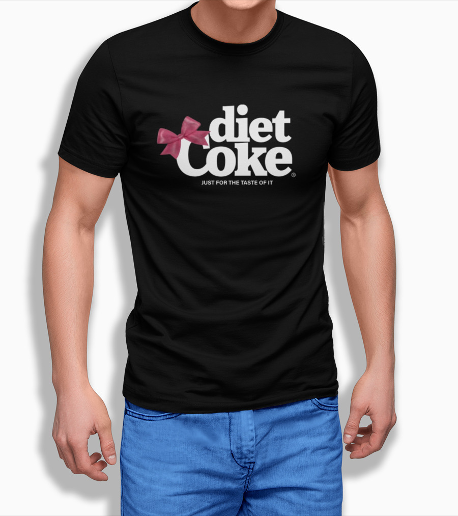 Diet Coke Just For The Taste Of It With Red Bow T-Shirt