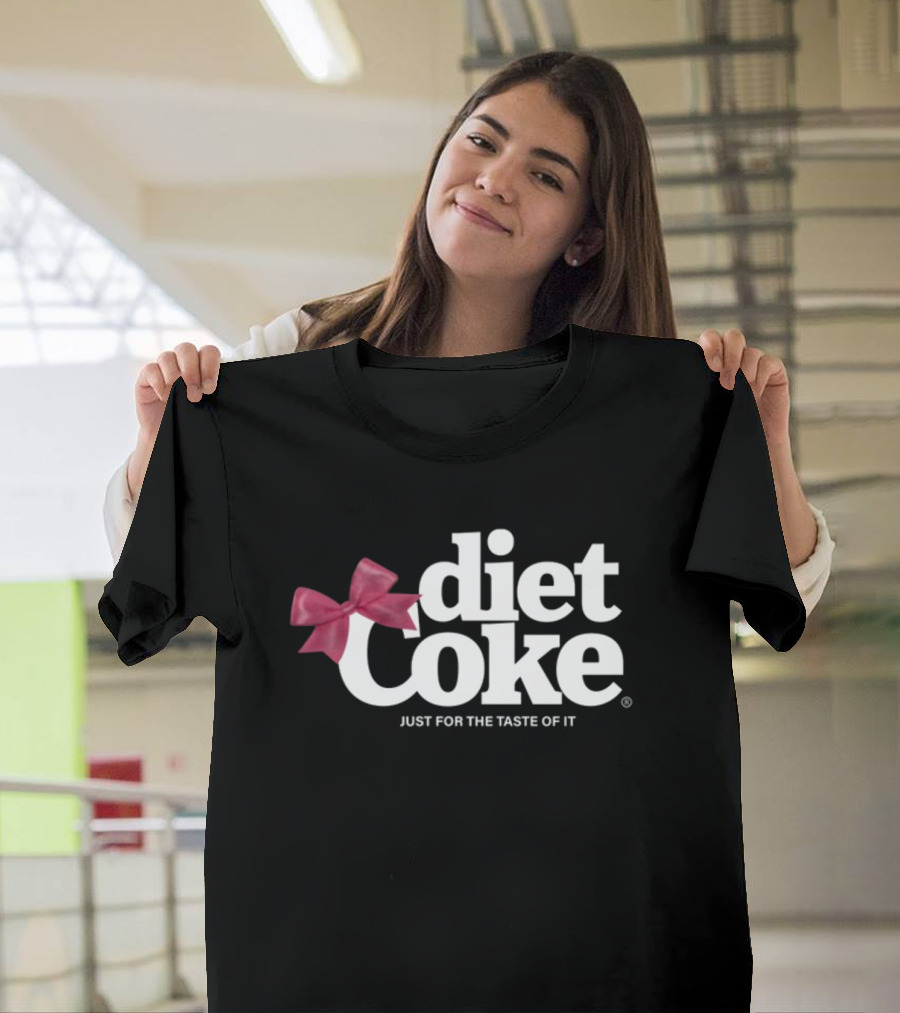 Diet Coke Just For The Taste Of It With Red Bow T-Shirt