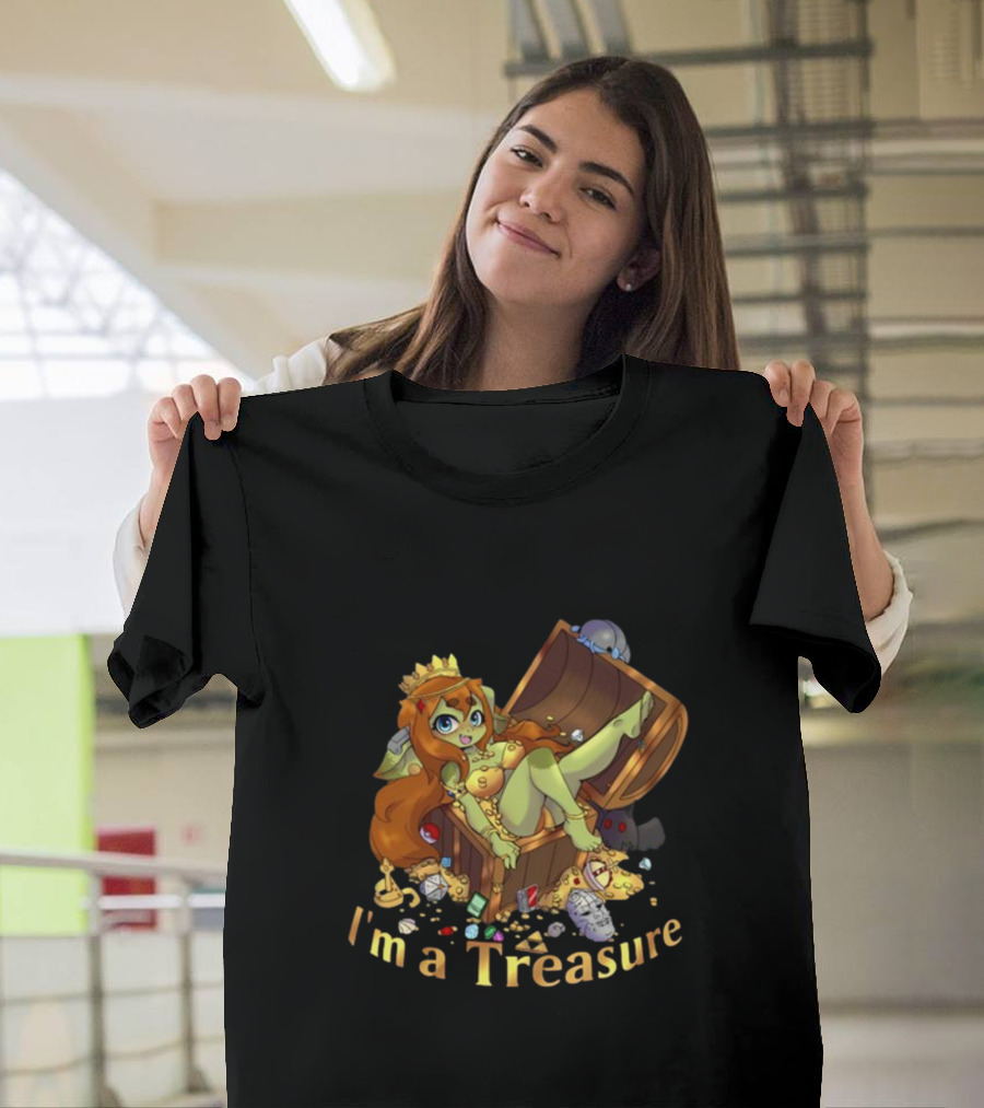 Gob Mode I'm A Treasure Chibi Goblin In Treasure Chest T-Shirt