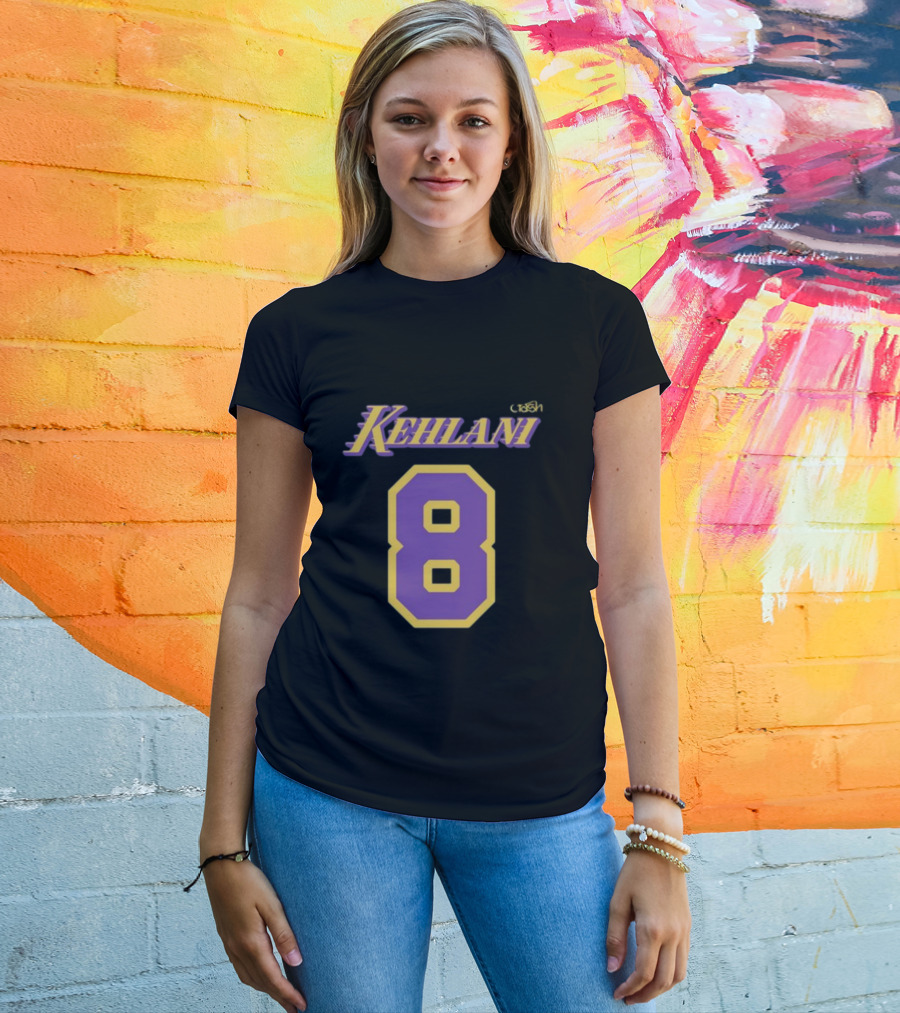Kehlanistore Kehlani Purple Yellow Number 8 T-Shirt