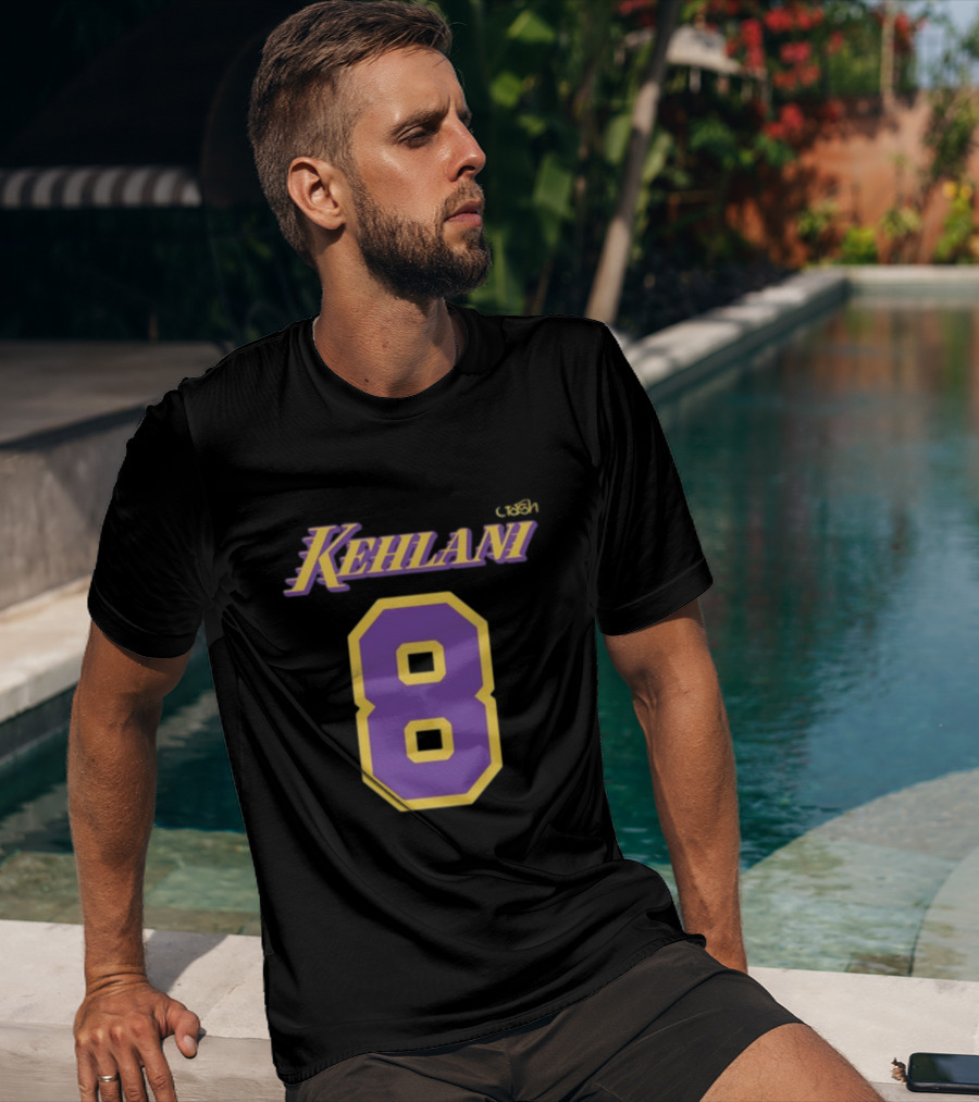 Kehlanistore Kehlani Purple Yellow Number 8 T-Shirt