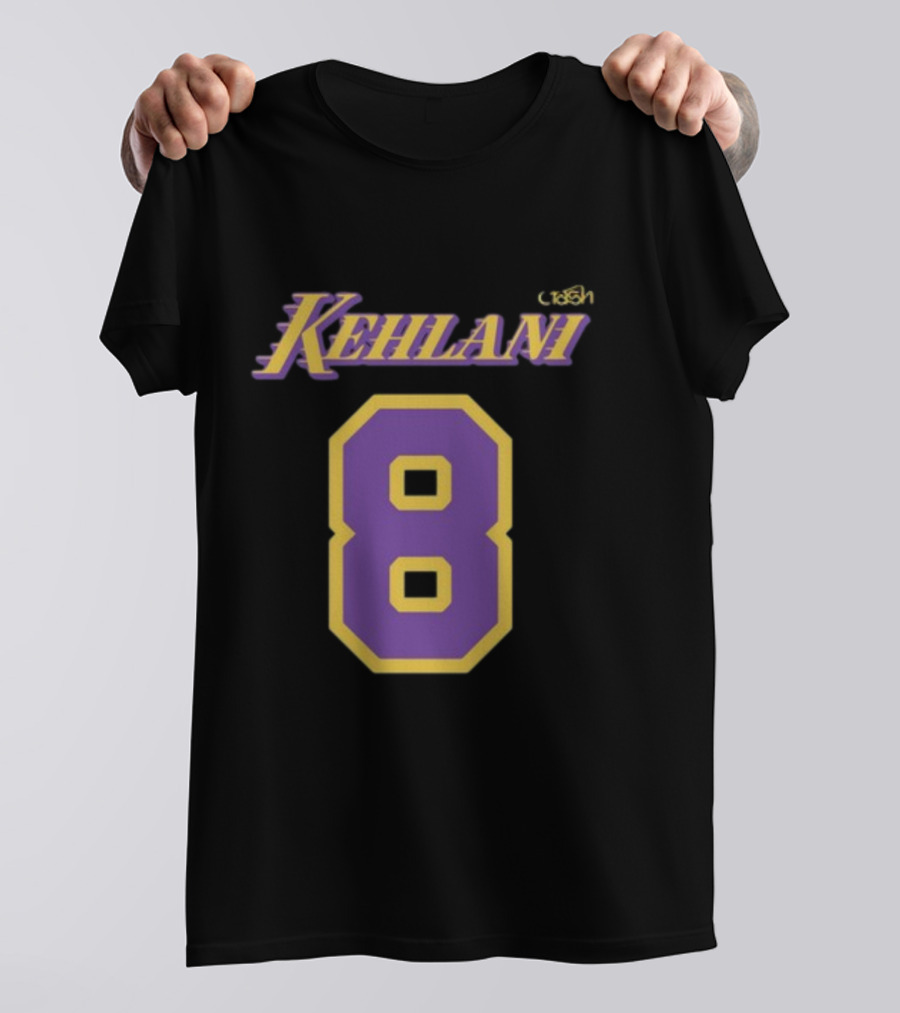 Kehlanistore Kehlani Purple Yellow Number 8 T-Shirt