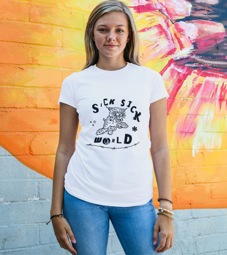 Sick Sick World Lowlvl Tiger Barbed Stars T-Shirt