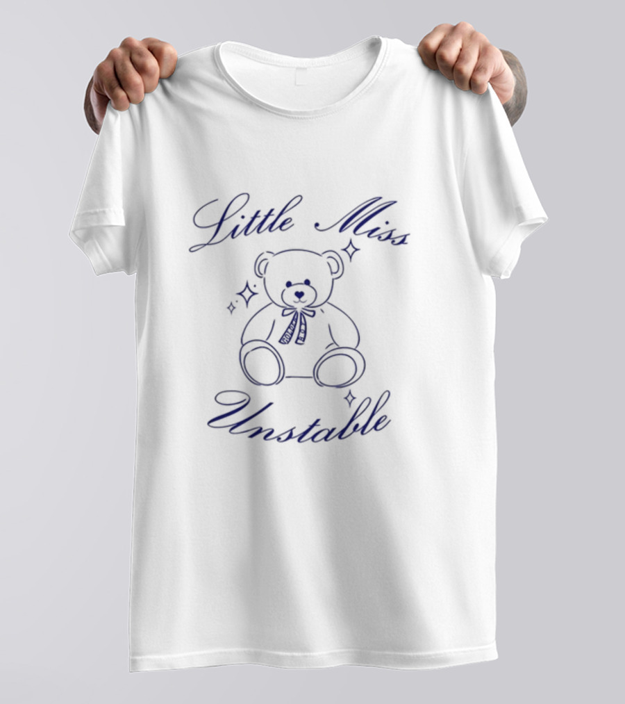Maisie Peters Little Miss Unstable Teddy Bear With Stars T-Shirt