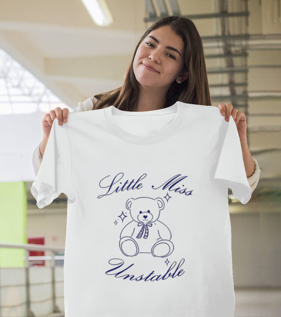 Maisie Peters Little Miss Unstable Teddy Bear With Stars T-Shirt