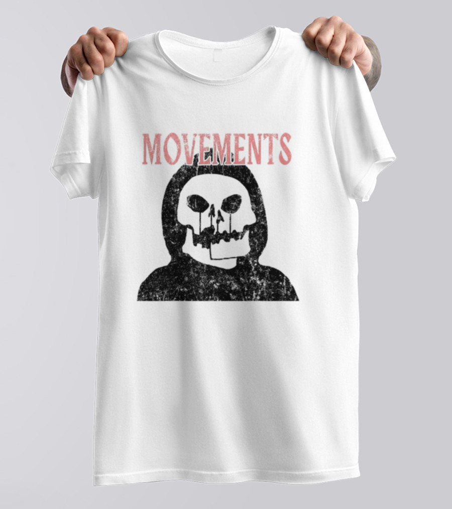 Movements Afraid To Die Black Hoodie Skull T-Shirt