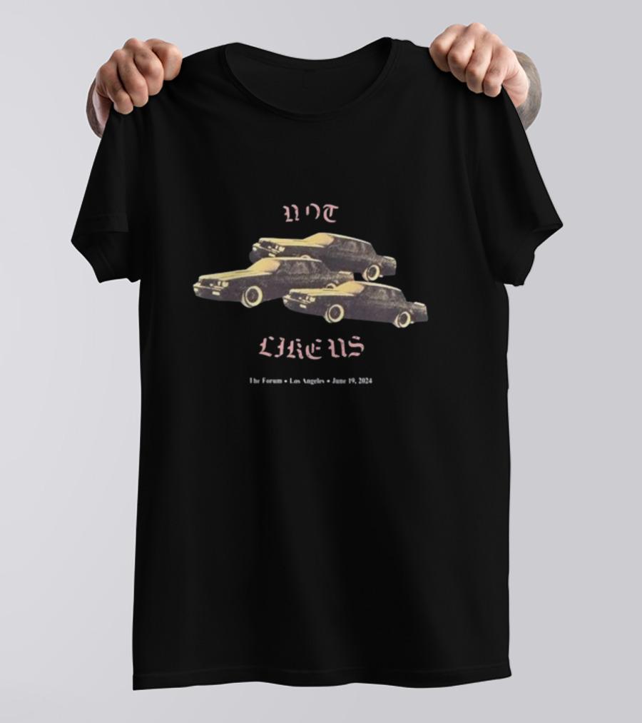Not Like Us Vintage Cars The Forum Los Angeles June 19 T-Shirt