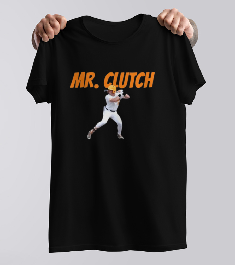 Mr. Clutch Dylan Dreiling Baseball Action T-Shirt
