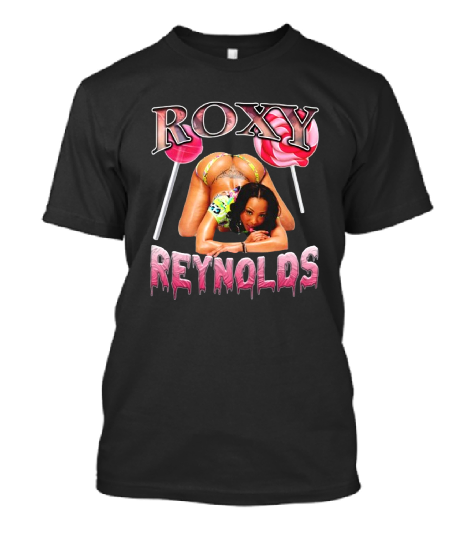 Roxy Reynolds Bootleg Lollipop Image T-Shirt