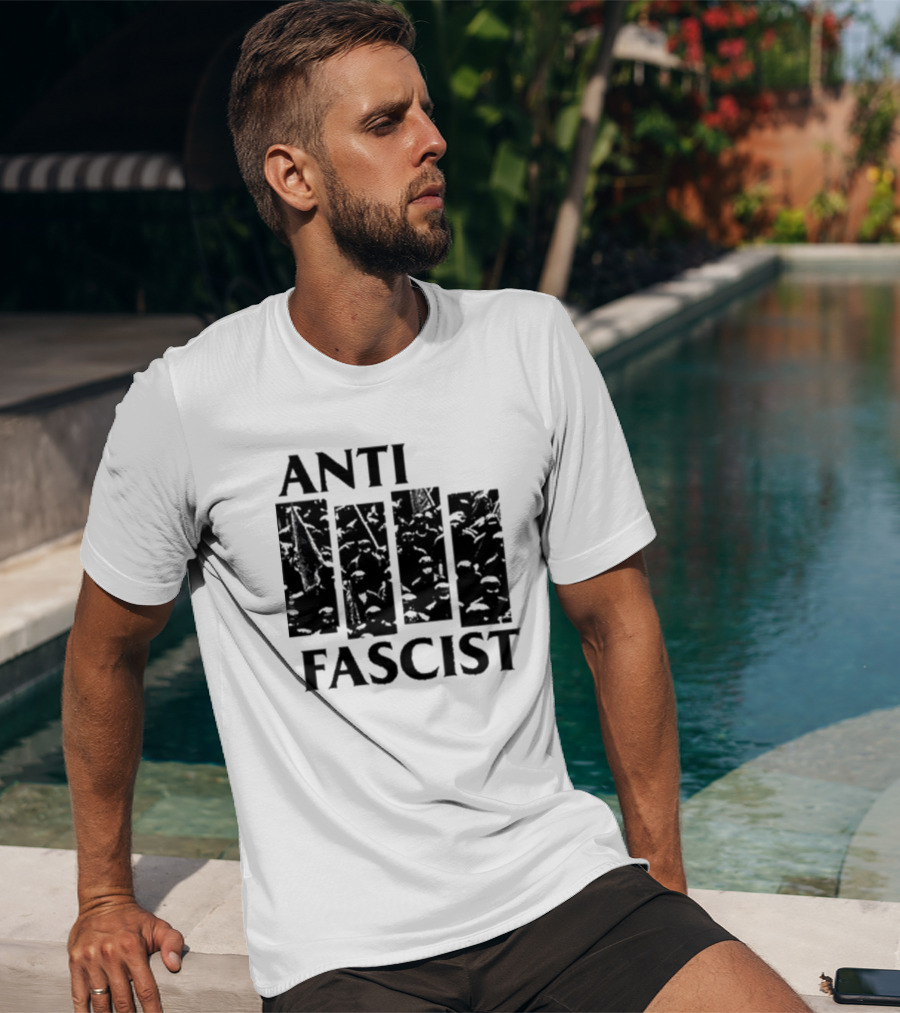 Jim Jarmusch Anti Fascist Punk Band Logo Influence T-Shirt