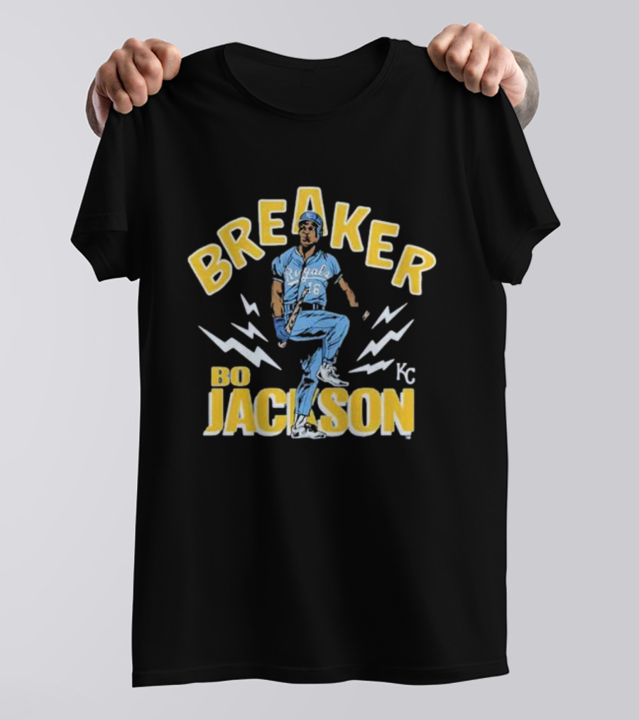 Kansas City Royals Bo Jackson KC Breaker 16 T-Shirt