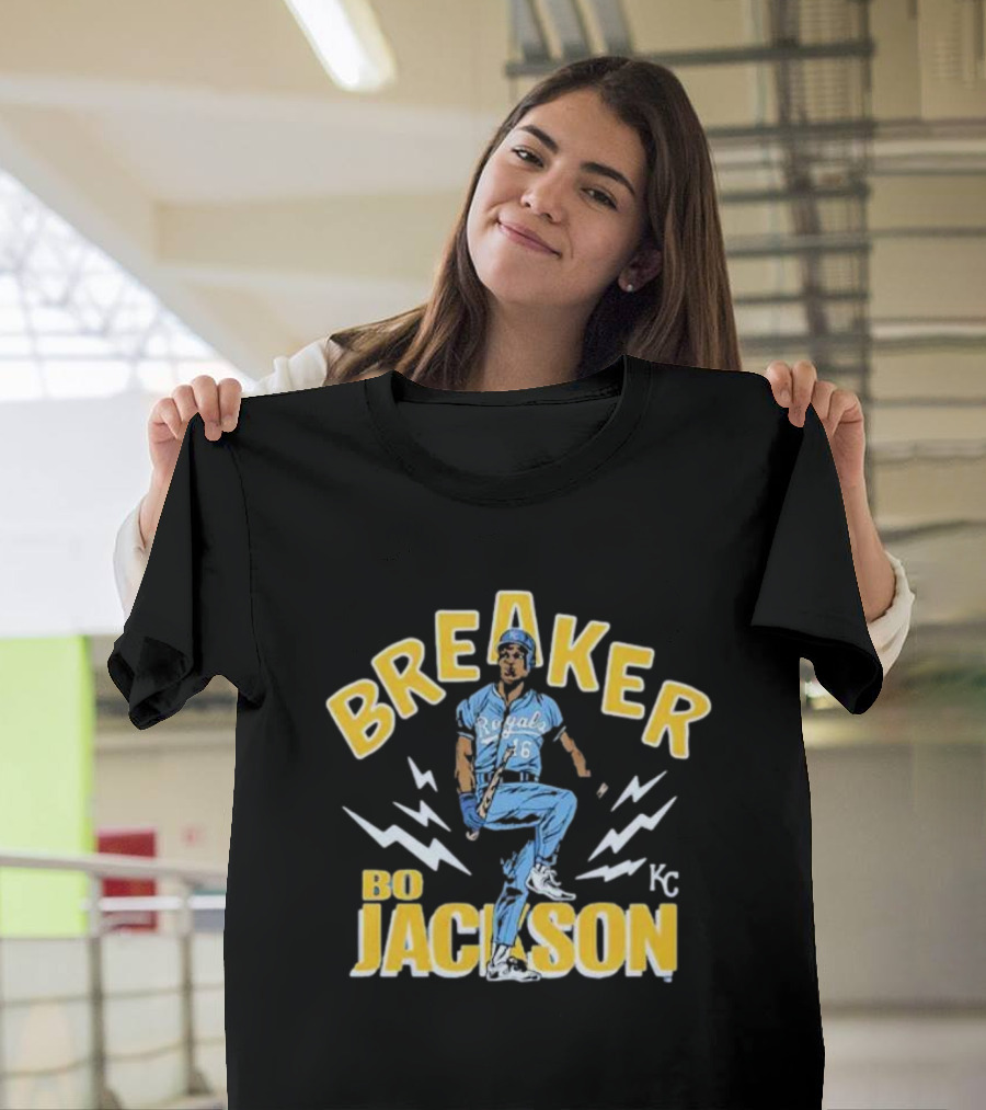 Kansas City Royals Bo Jackson KC Breaker 16 T-Shirt