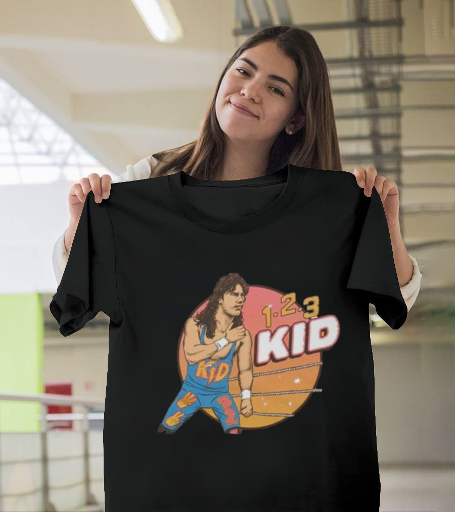 1-2-3 Kid Wrestling Legend Retro Graphics T-Shirt