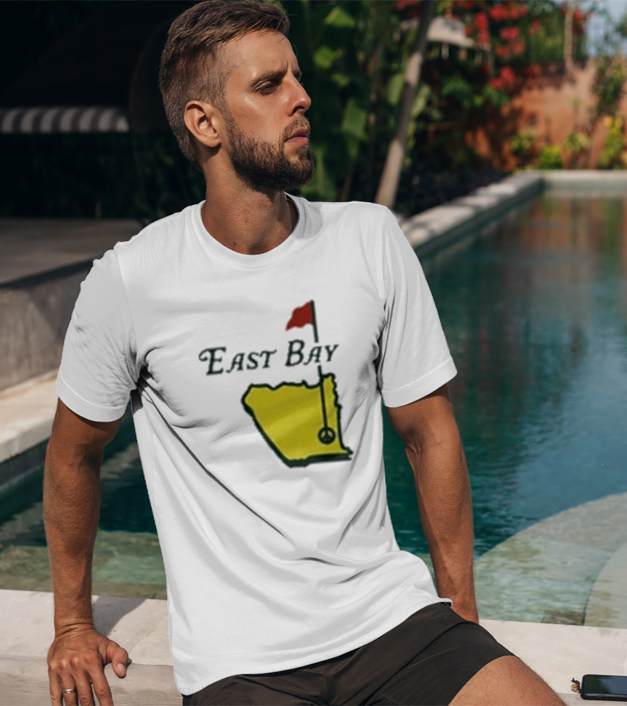 Oaklandish East Bay Golf Map With Flag Hole T-Shirt
