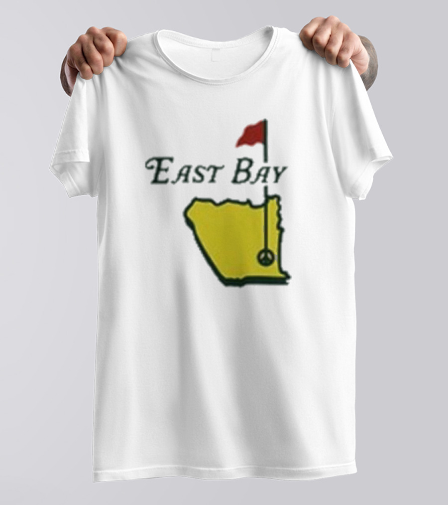 Oaklandish East Bay Golf Map With Flag Hole T-Shirt